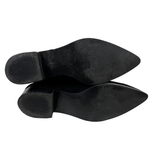 & Other Stories Black Suede Chelsea Bootie Size 39 US 9 - Picture 8 of 11